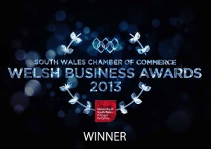 South Wales Chamber of Commerce Welsh Business Awards Winner logo
